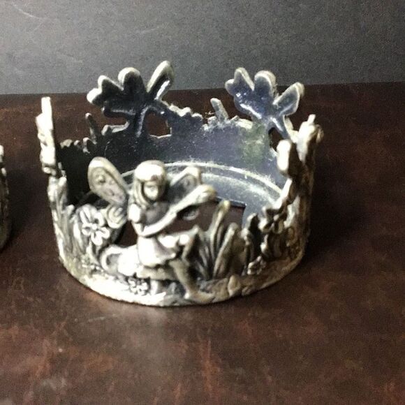 Candleholders set of two Vintage HK perfect very small Votive holder - Picture 2 of 4